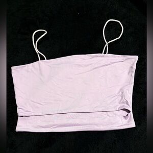 Lavender Spaghetti Strap Crop Top